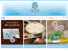 Tablet Screenshot of ohmspa.com